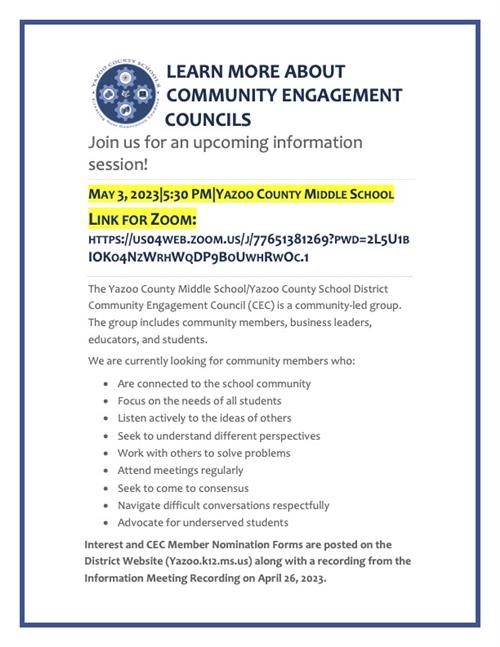 Community Engagement Councils